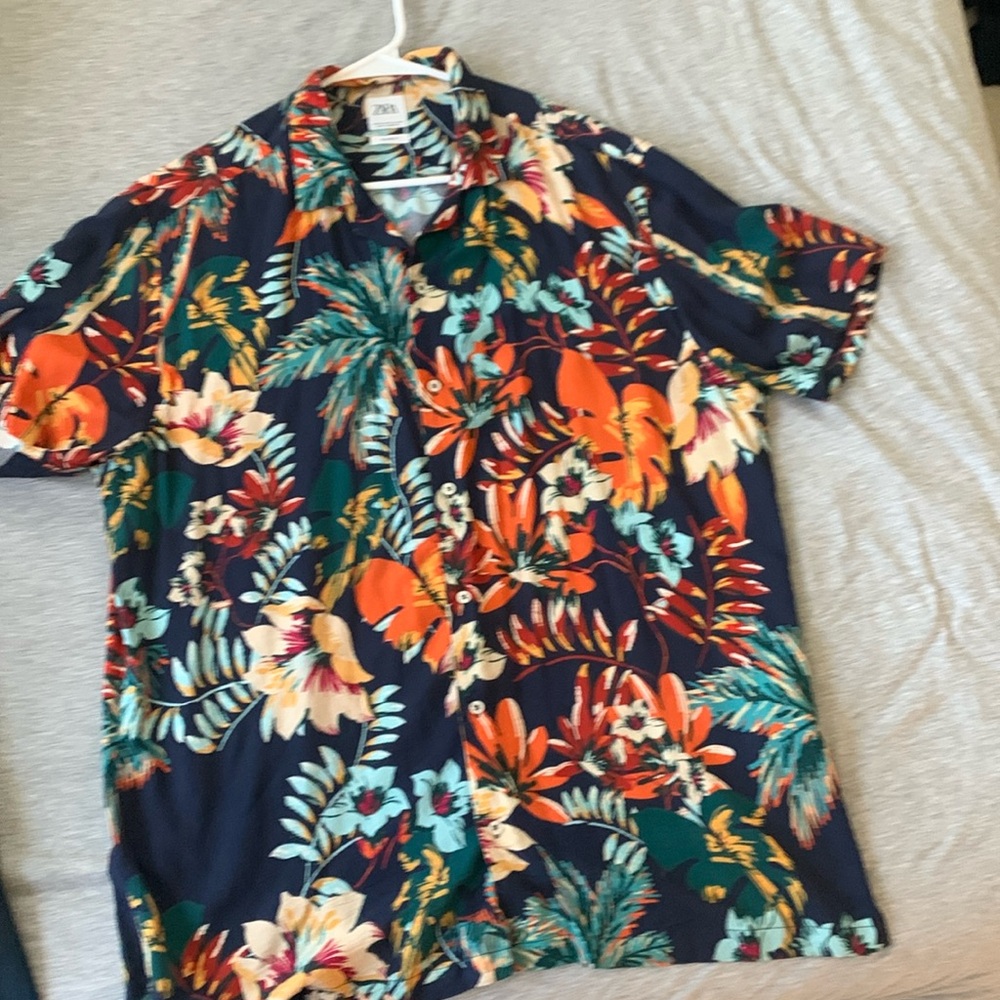 Floral button up  shirt